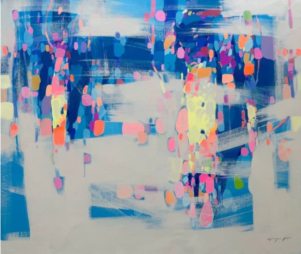 Garden Trees Painting 